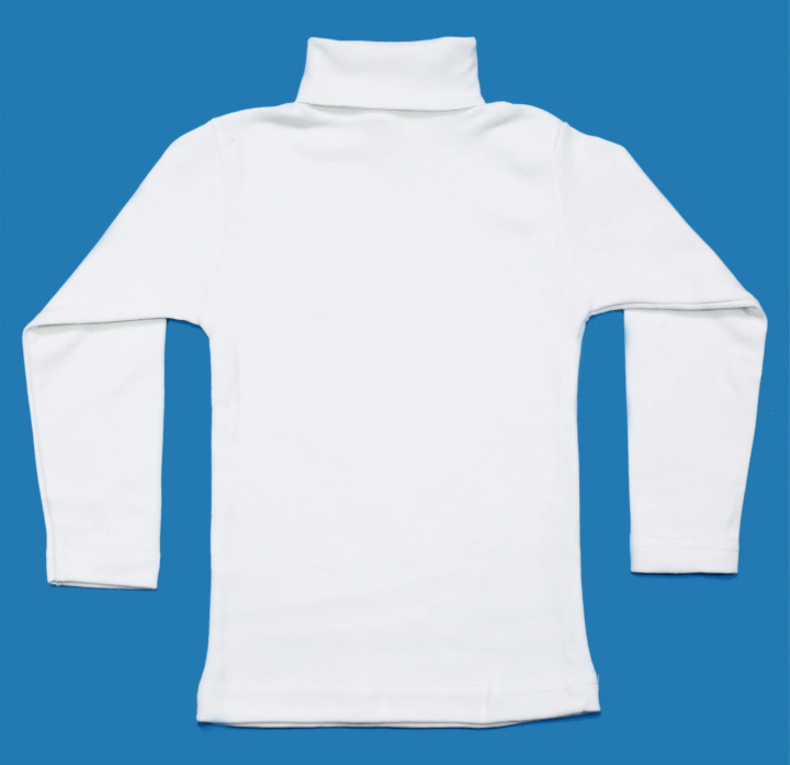 White Color Kids Hineck - Strawberry Kids Fashion