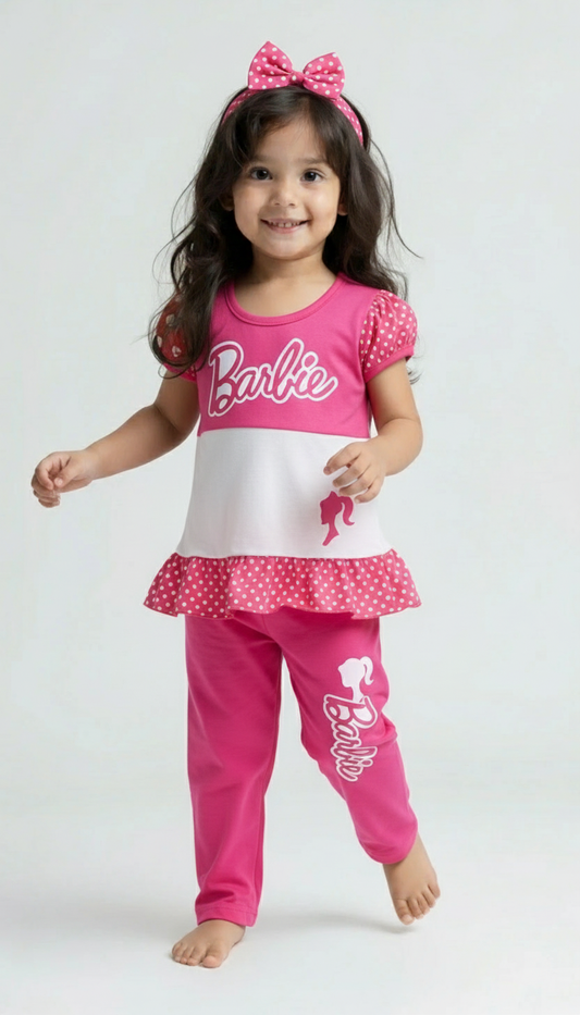 Disney Barbie Theme Suit for Girls ✨