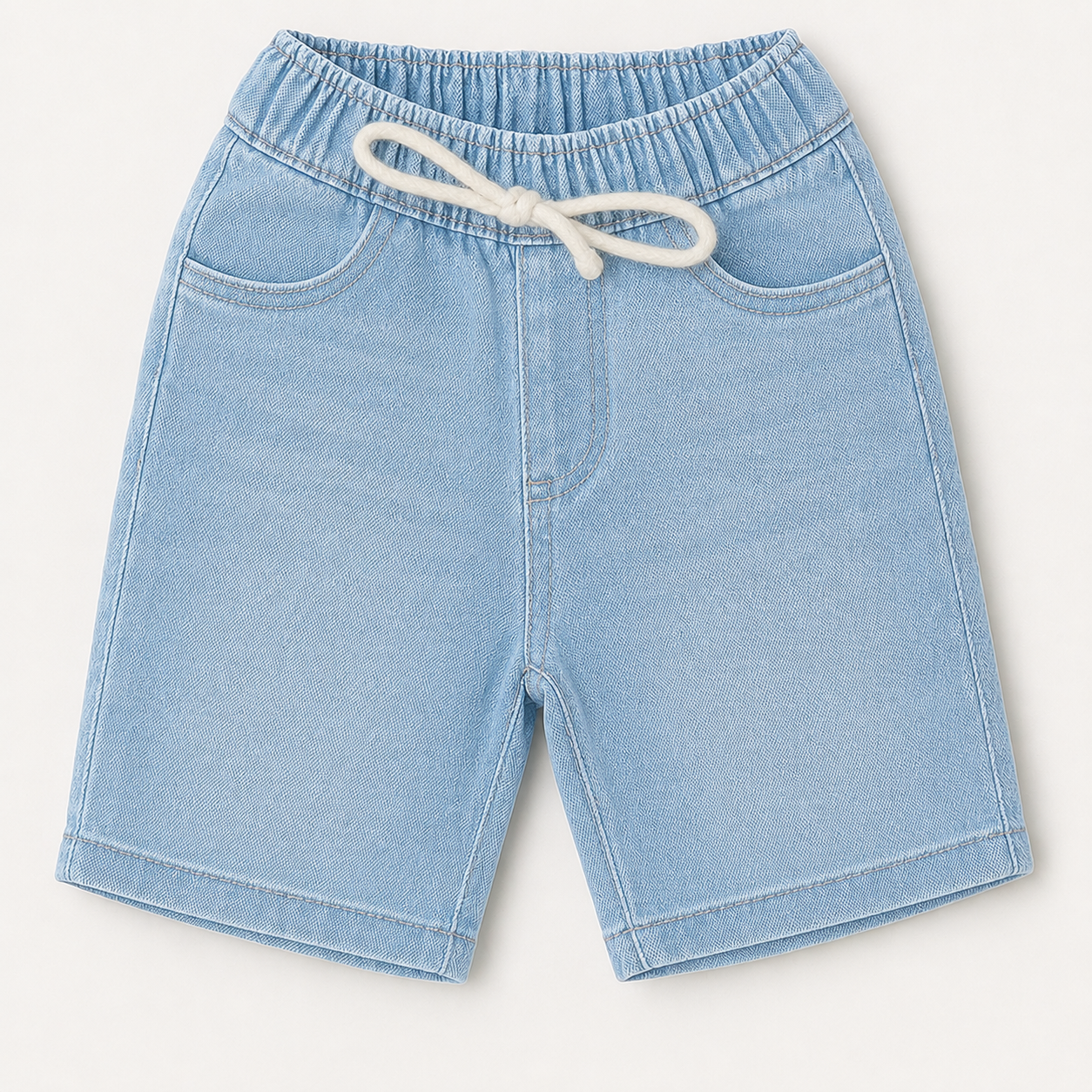 Kids jeans short - ice blue