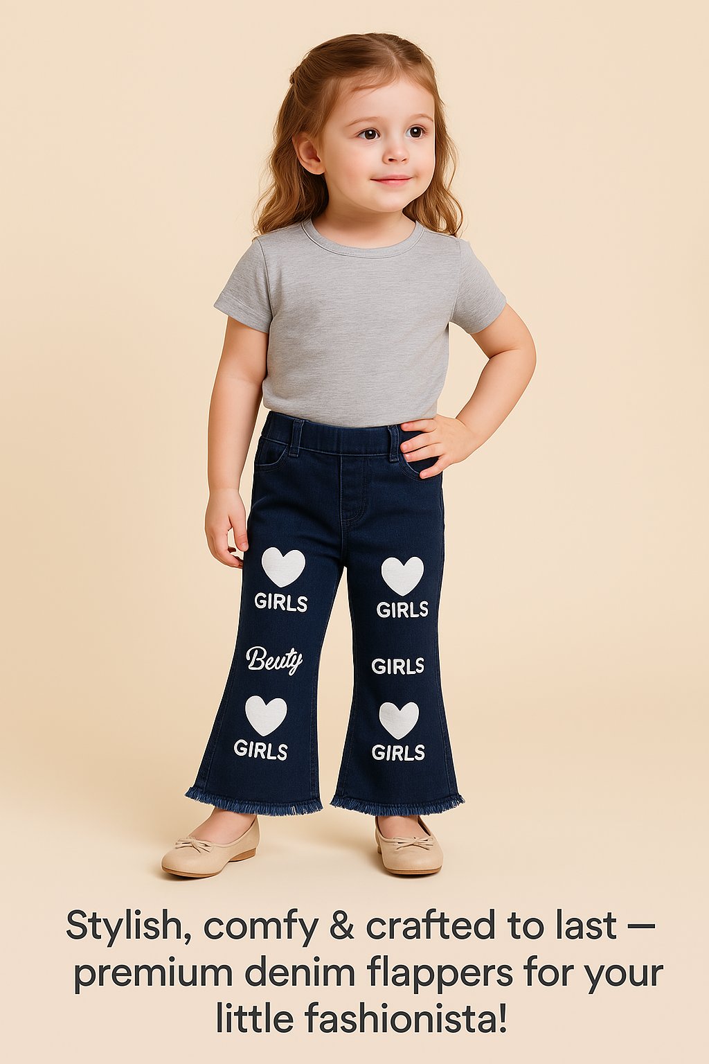 Girl's Flapper Jeans