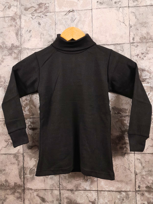 Black Color Kids Hineck - Strawberry Kids Fashion