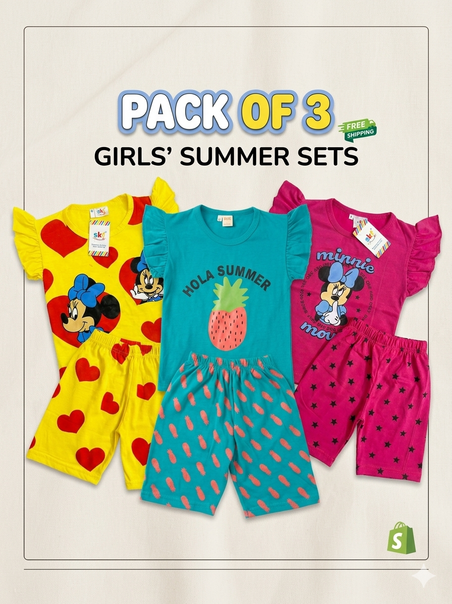 Pack of 3 Summer Suites For Girls