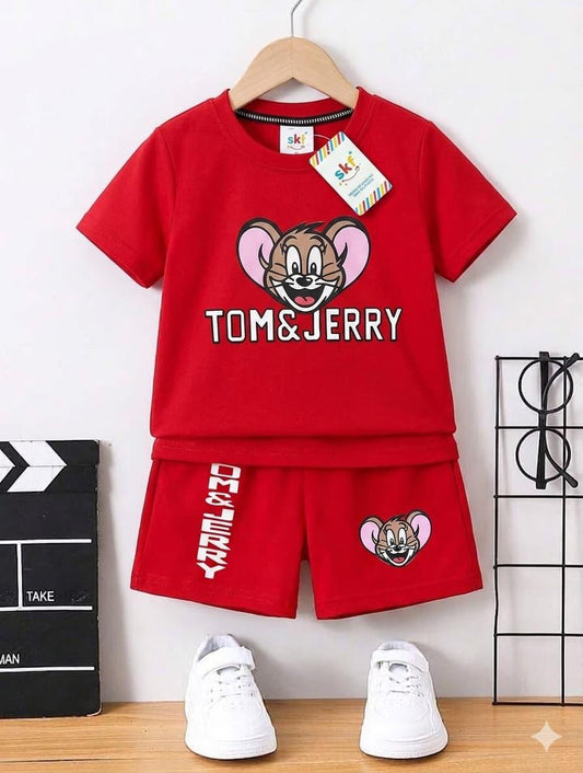 Tom & Jerry Kids Shirt Shorts
