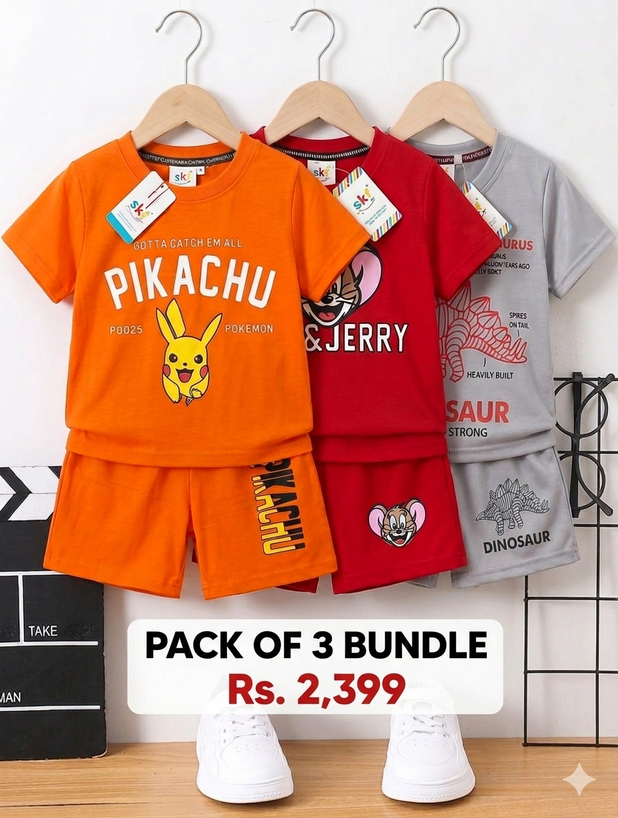 Pack of 3 Summer Suites For Kids