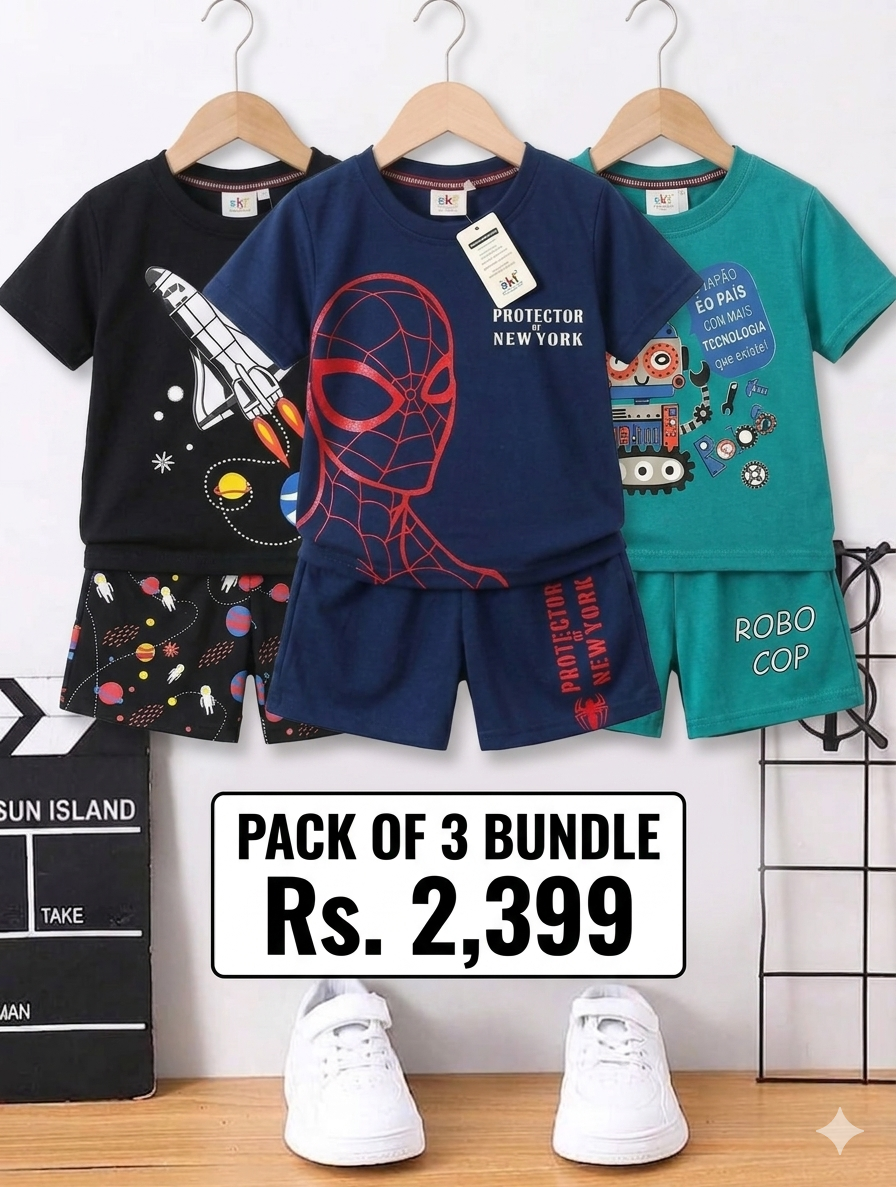 Pack of 3 Summer Suites For Kids