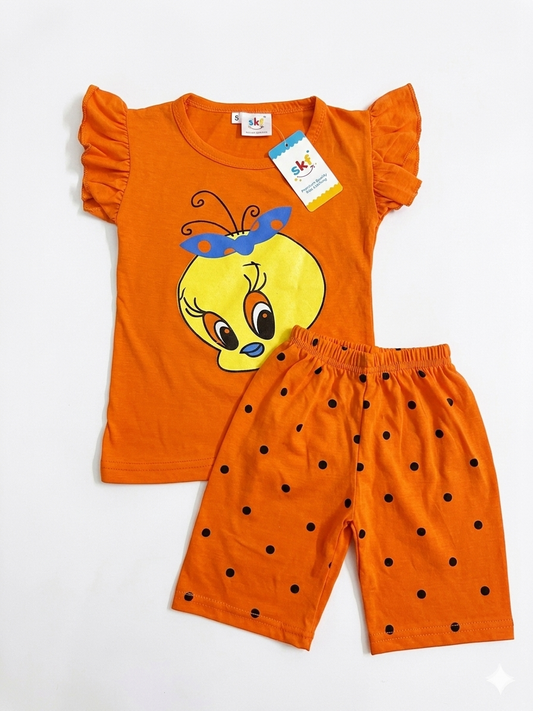 Orange Tweety Girls Summer Suite