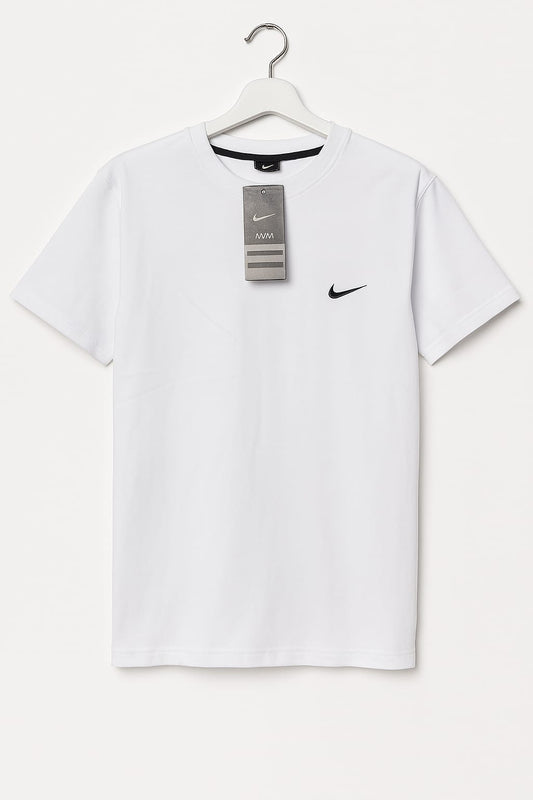100% cotton jersey Tshirt - white