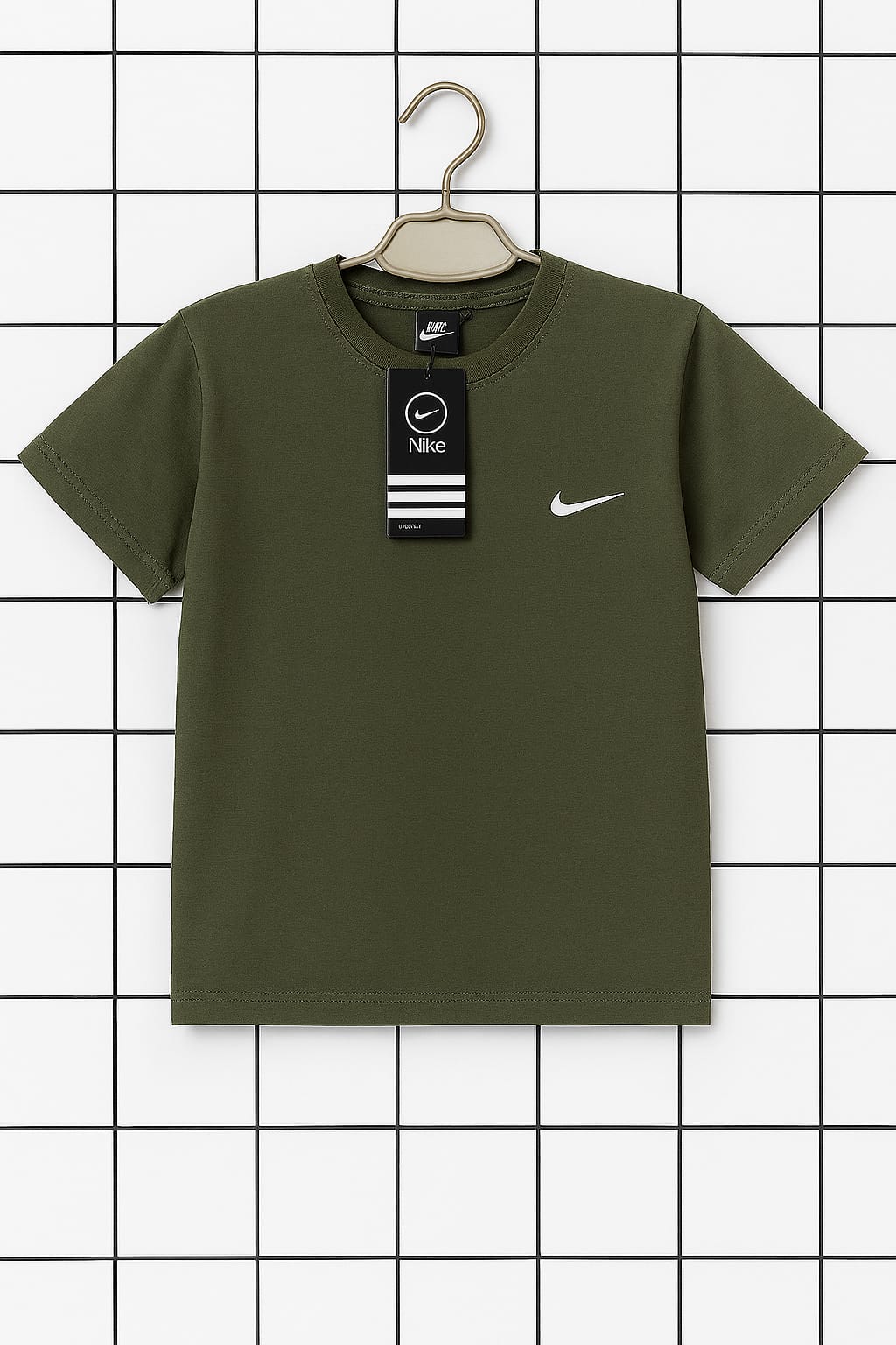 100% cotton jersey Tshirt - smoke green