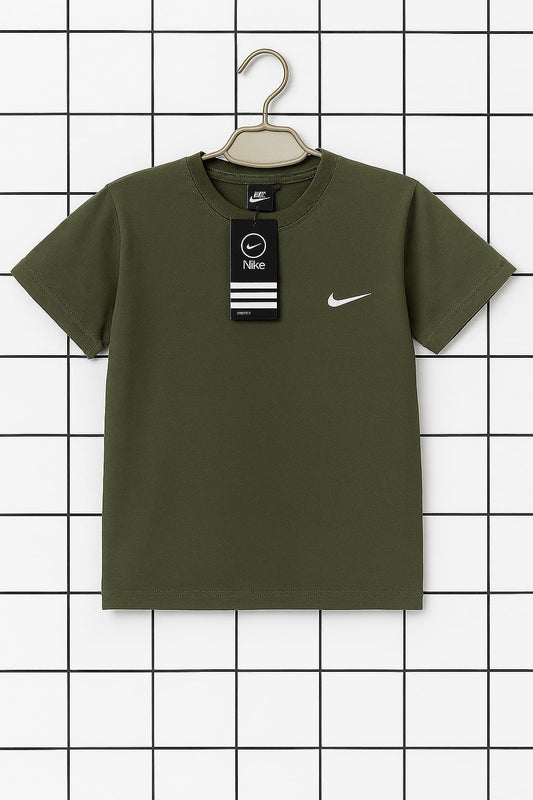 100% cotton jersey Tshirt - smoke green