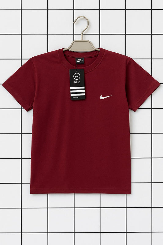 100% cotton jersey Tshirt - meroon