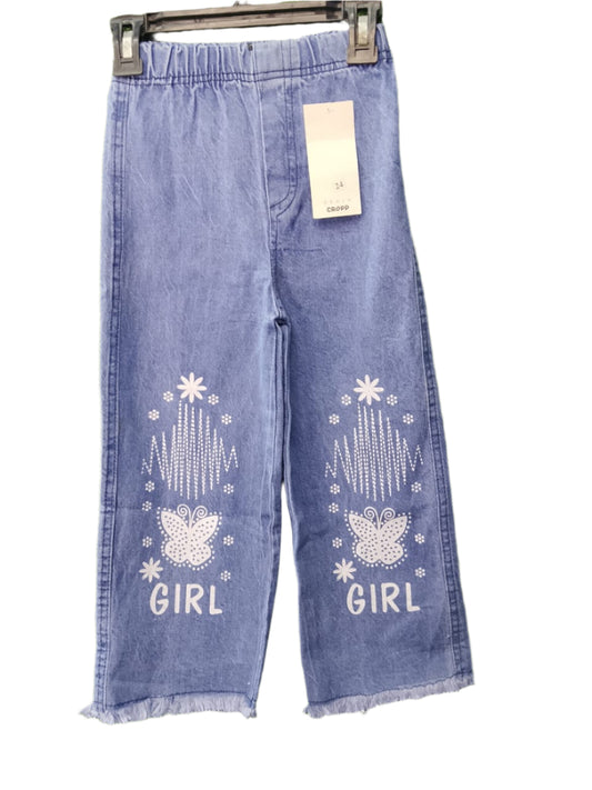 New Girls Printed loose mom Jeans