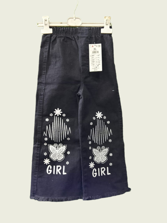 New Girls Printed loose mom Jeans