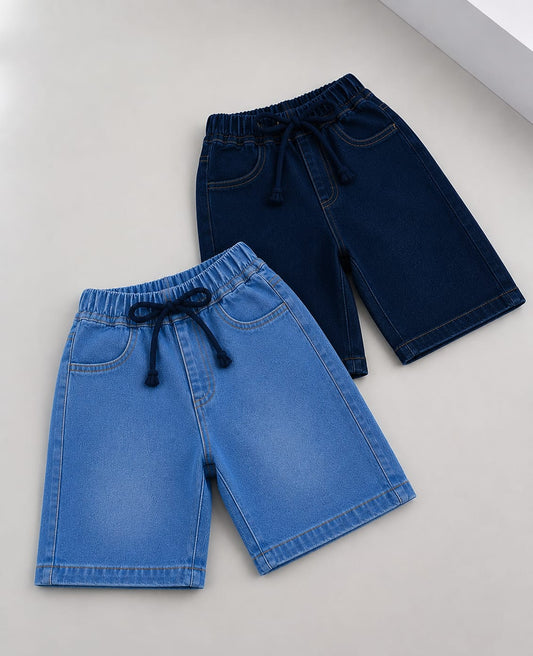 Pack of 2 Kids Denim Shorts – Bundle Deal Pakistan