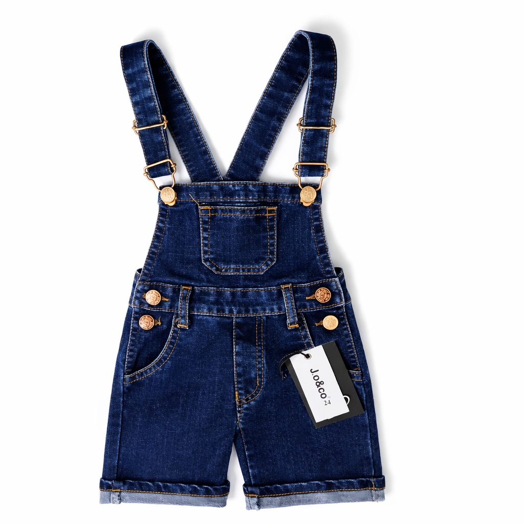 Short Dungaree - Dark Blue ( new arrival)