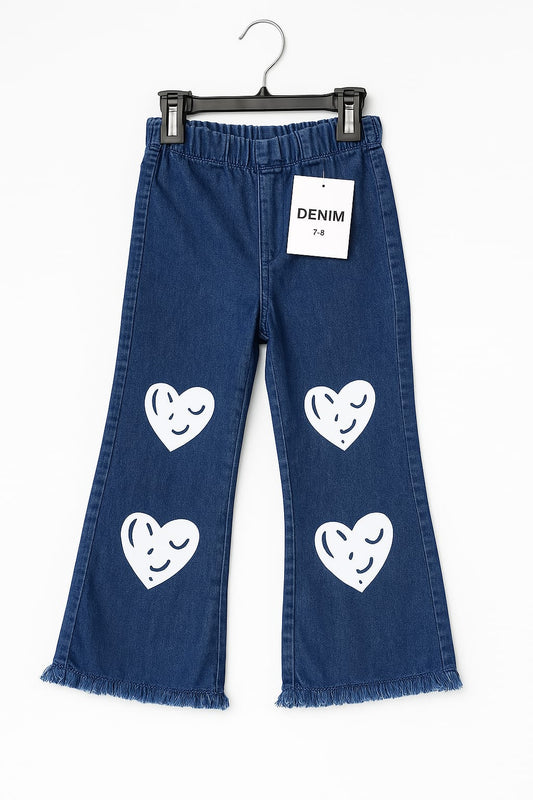 Heart  Denim Flapper