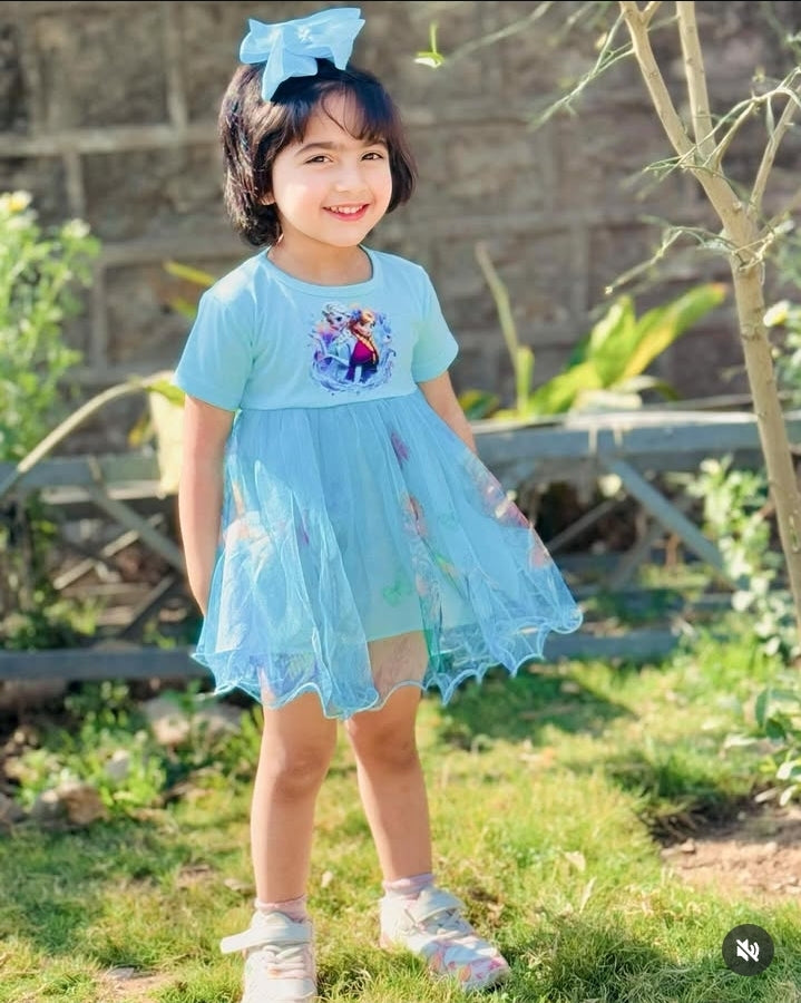 Frozen Princess Baby Girl Frock – Elsa Inspired Party Wear Dress