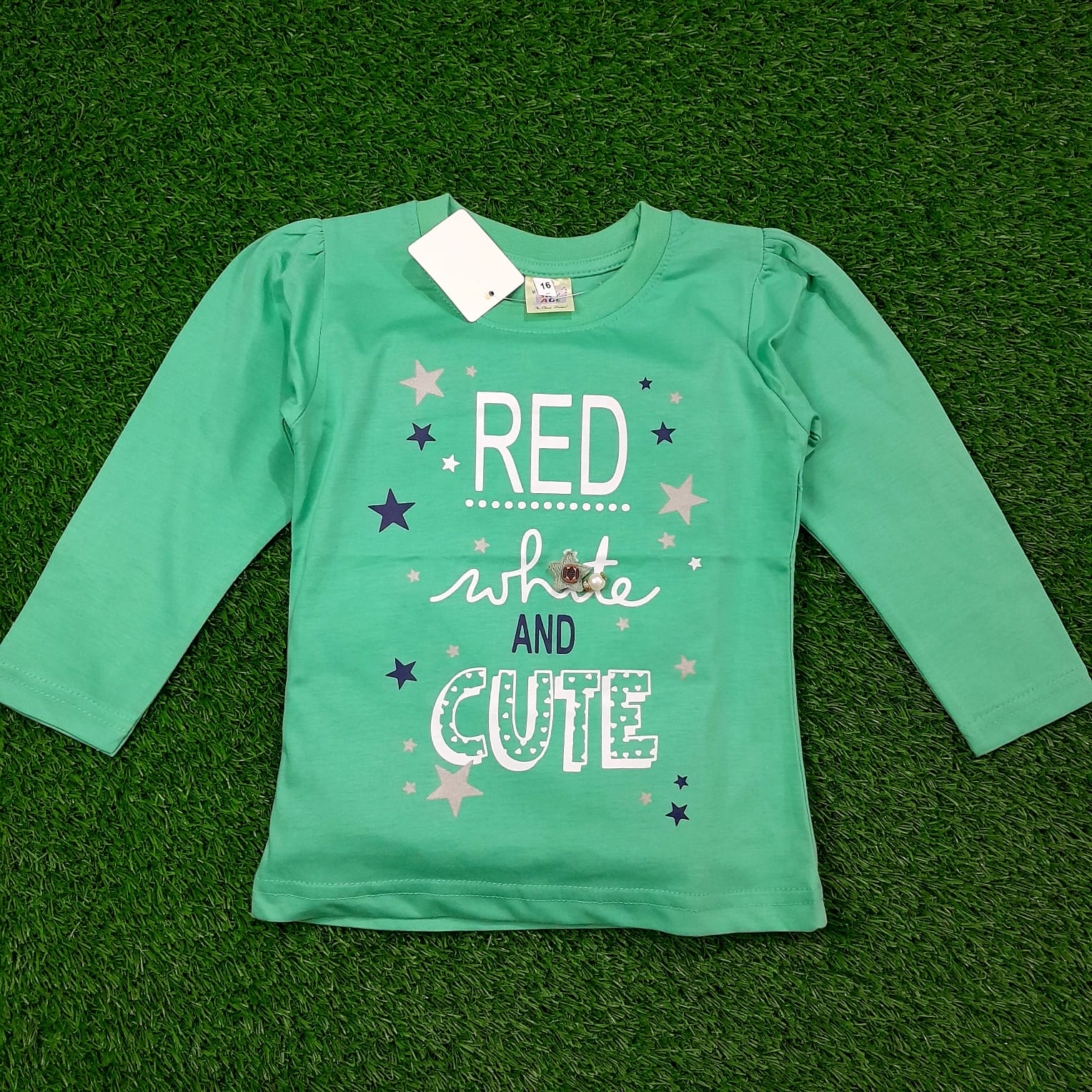 Girls Full Sleeves T-shirt - 020 - Strawberry Kids Fashion