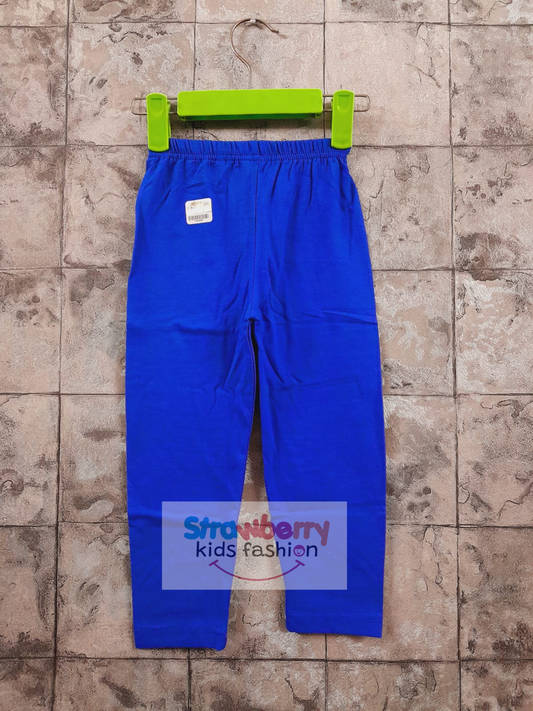 Royal Blue Lycra Cotton Tights - Strawberry Kids Fashion