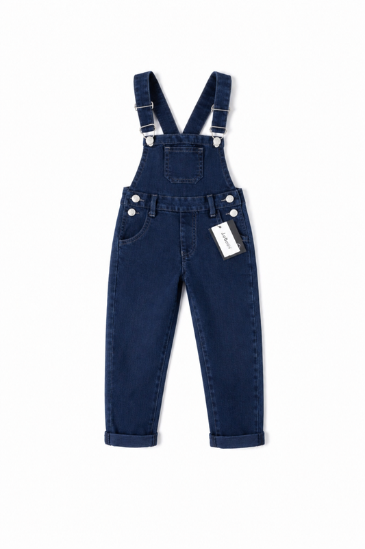 Kids Denim Dungaree – Navy Blue | Full Length Overalls Pakistan
