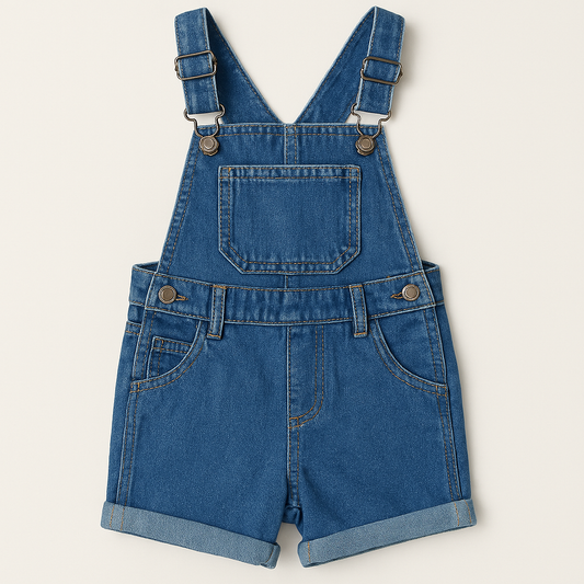 Short Dungaree - blue