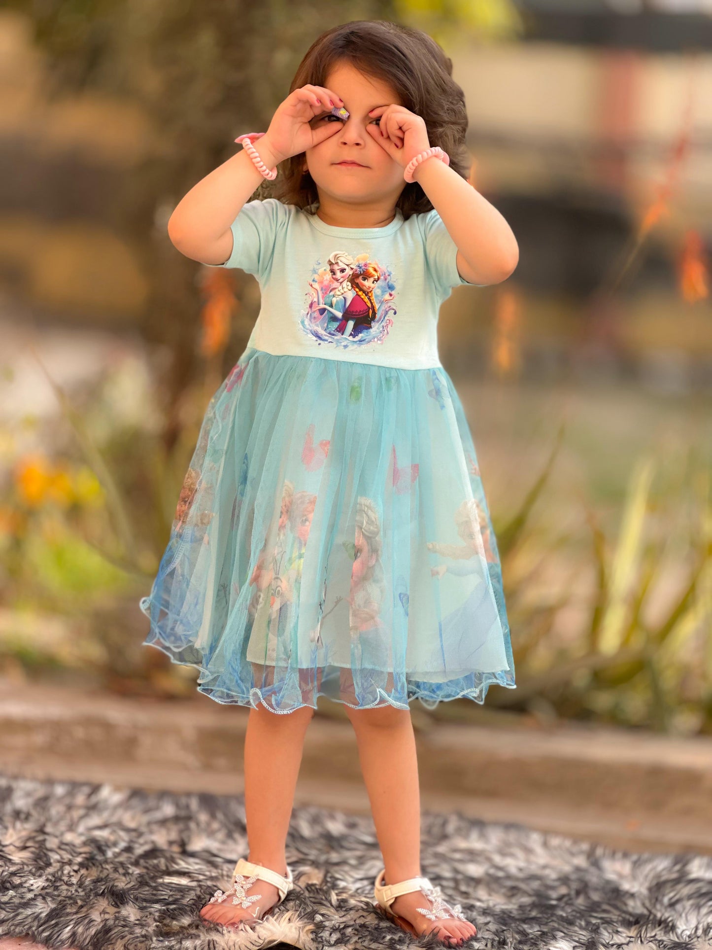 Frozen Princess Baby Girl Frock – Elsa Inspired Party Wear Dress