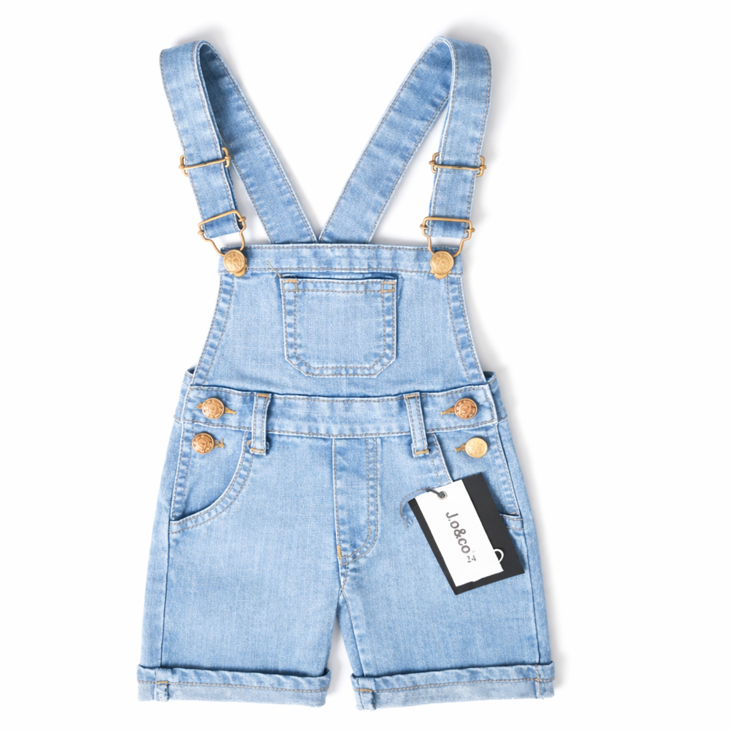 Powder Blue Ice Short Dungree ( new arrival