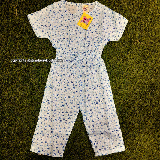 Girls JumpSuit _002 - Strawberry Kids Fashion