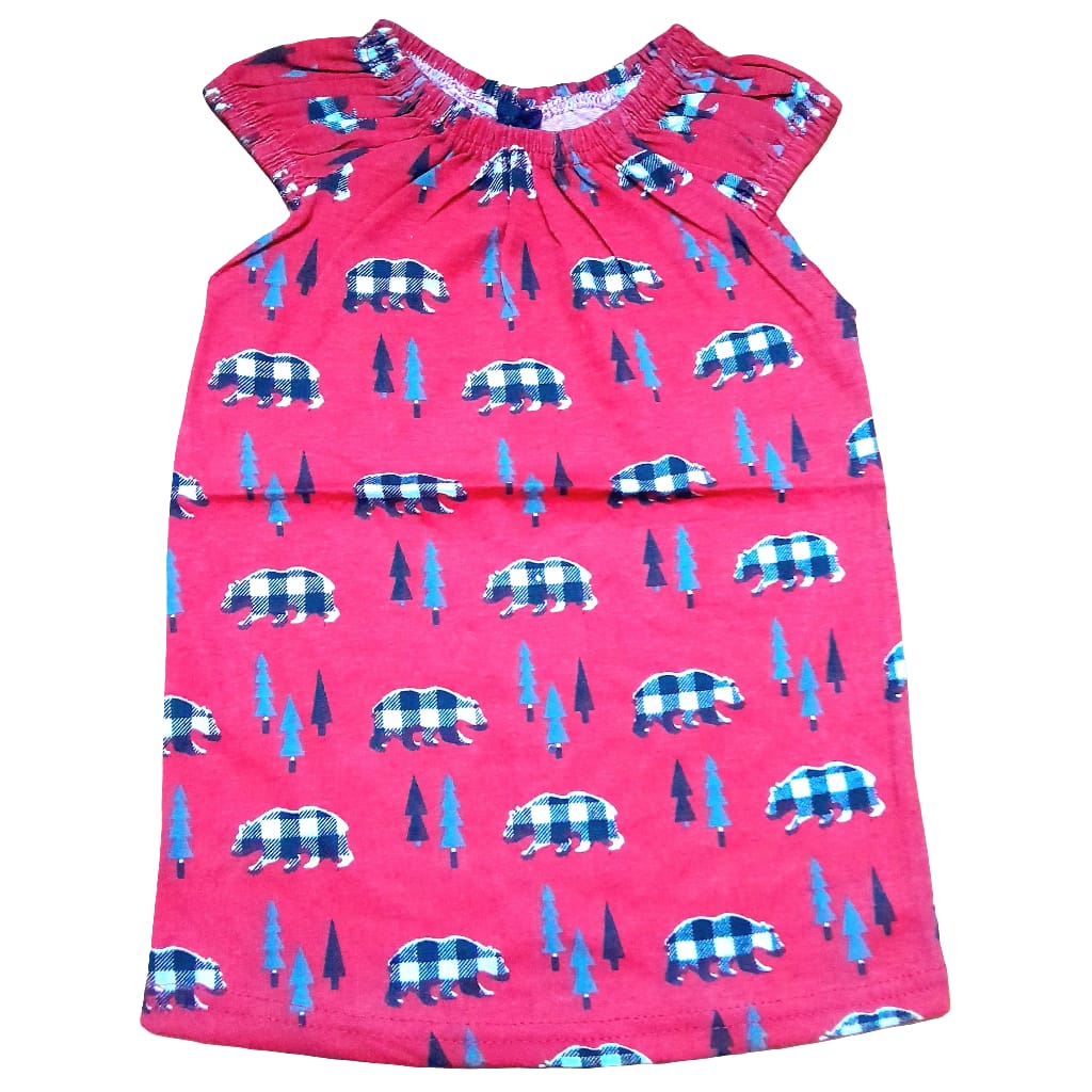 Pack Of 5 Elastic Tops For Girls
