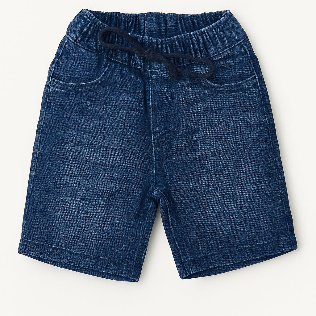 Kids jeans short - navy blue