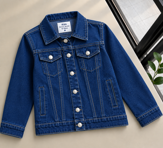 Denim navi blue Jacket  (9 to 14 years)