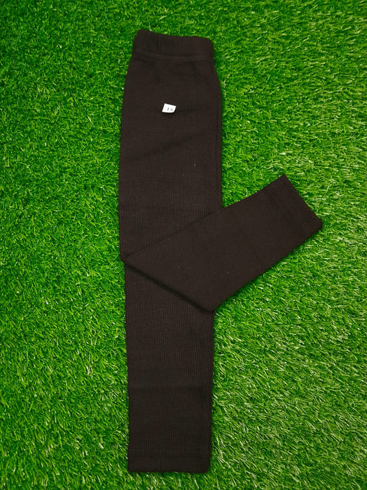 Black Color Winter Tights For Girls - Strawberry Kids Fashion