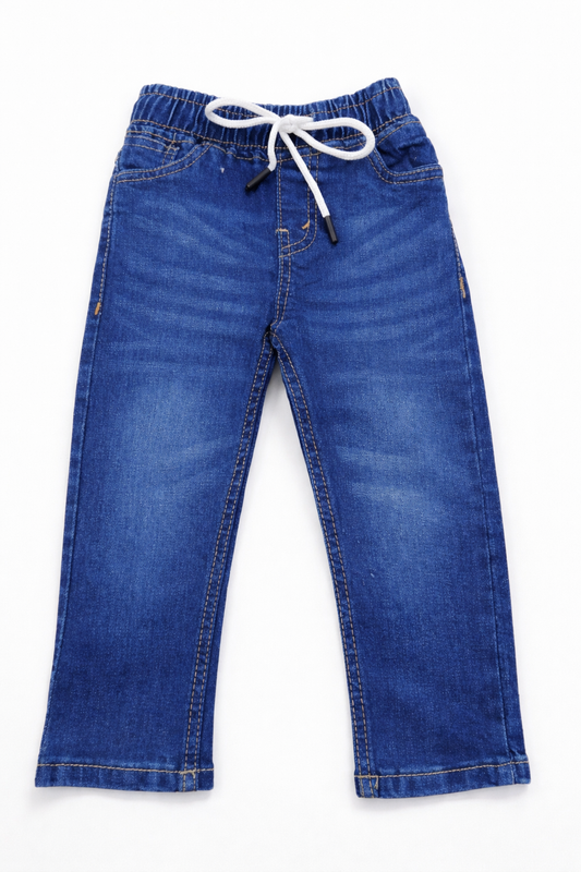 Mid Blue Joggers Jeans With Comfort Stretch (6mths-6yrs)