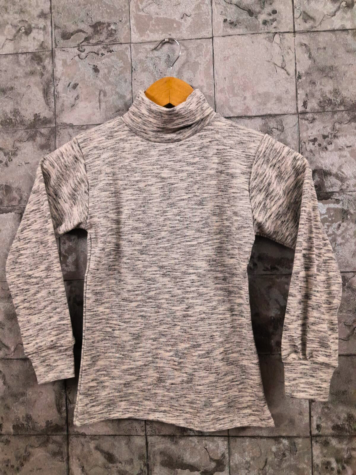 Heather Grey Color Kids Hineck - Strawberry Kids Fashion