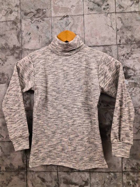 Heather Grey Color Kids Hineck - Strawberry Kids Fashion