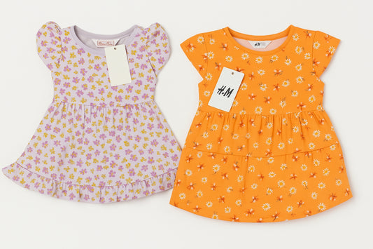 Pack of 2 jersey frocks