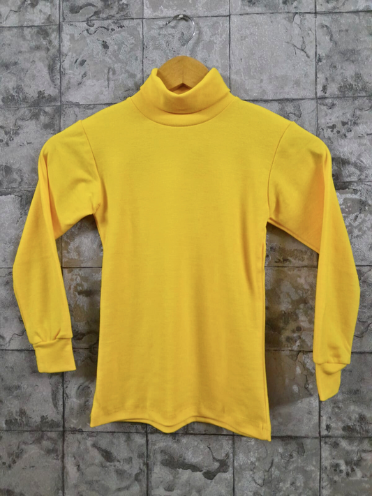 Yellow Color Kids Hineck - Strawberry Kids Fashion