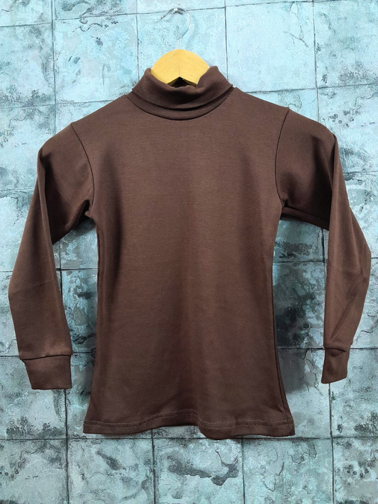 Dark Brown Color Kids Hineck - Strawberry Kids Fashion