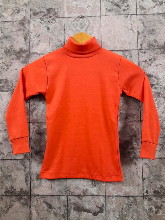 Orange Color Kids Hineck - Strawberry Kids Fashion