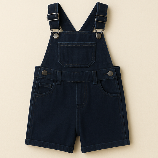 Short Dungaree - Dark Blue