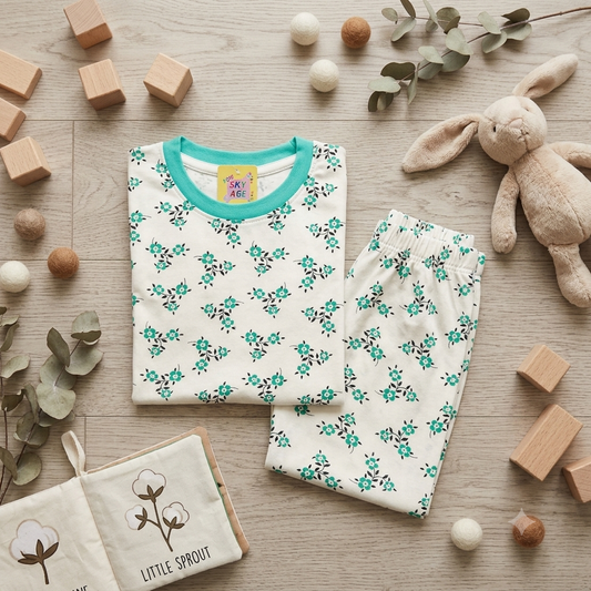 Veitnam Style Full Printed Pajama Set