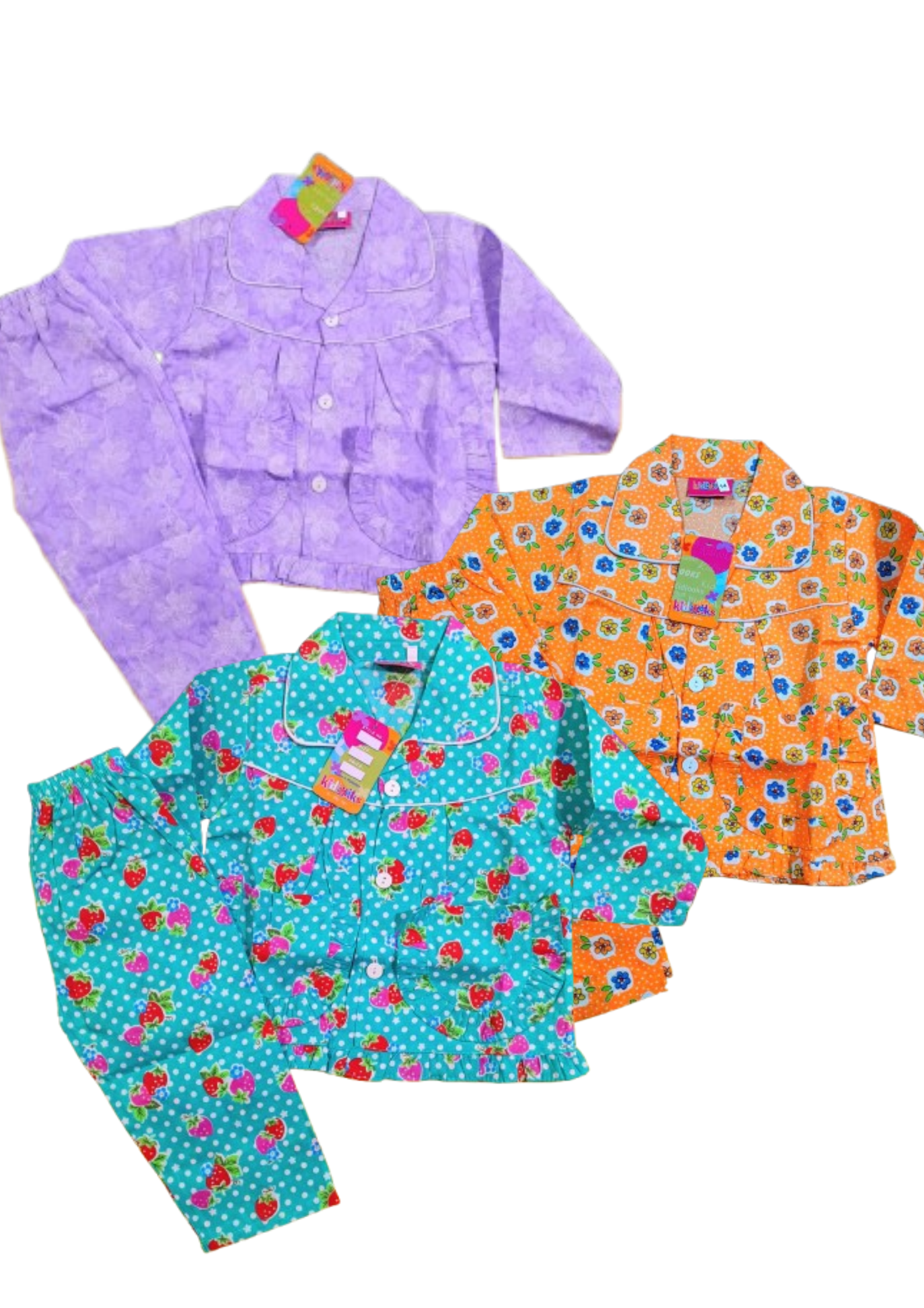 Pack Of 3 Girls Nightsuites ( 1_5) Years