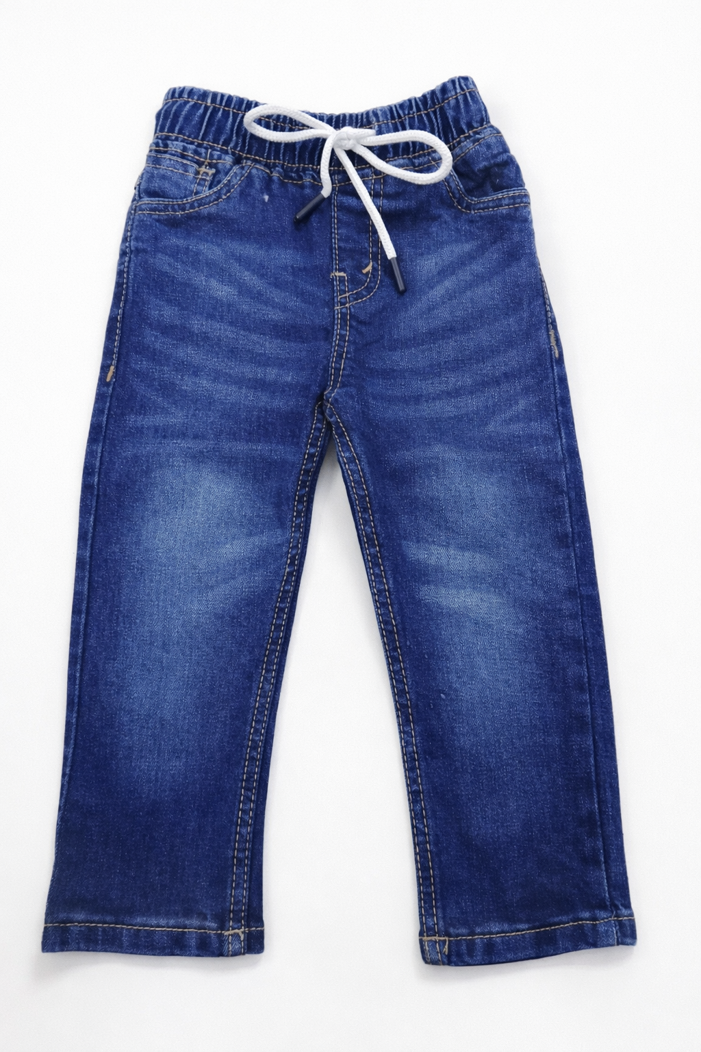 Dark Blue Joggers Jeans With Comfort Stretch (6mths-6yrs)