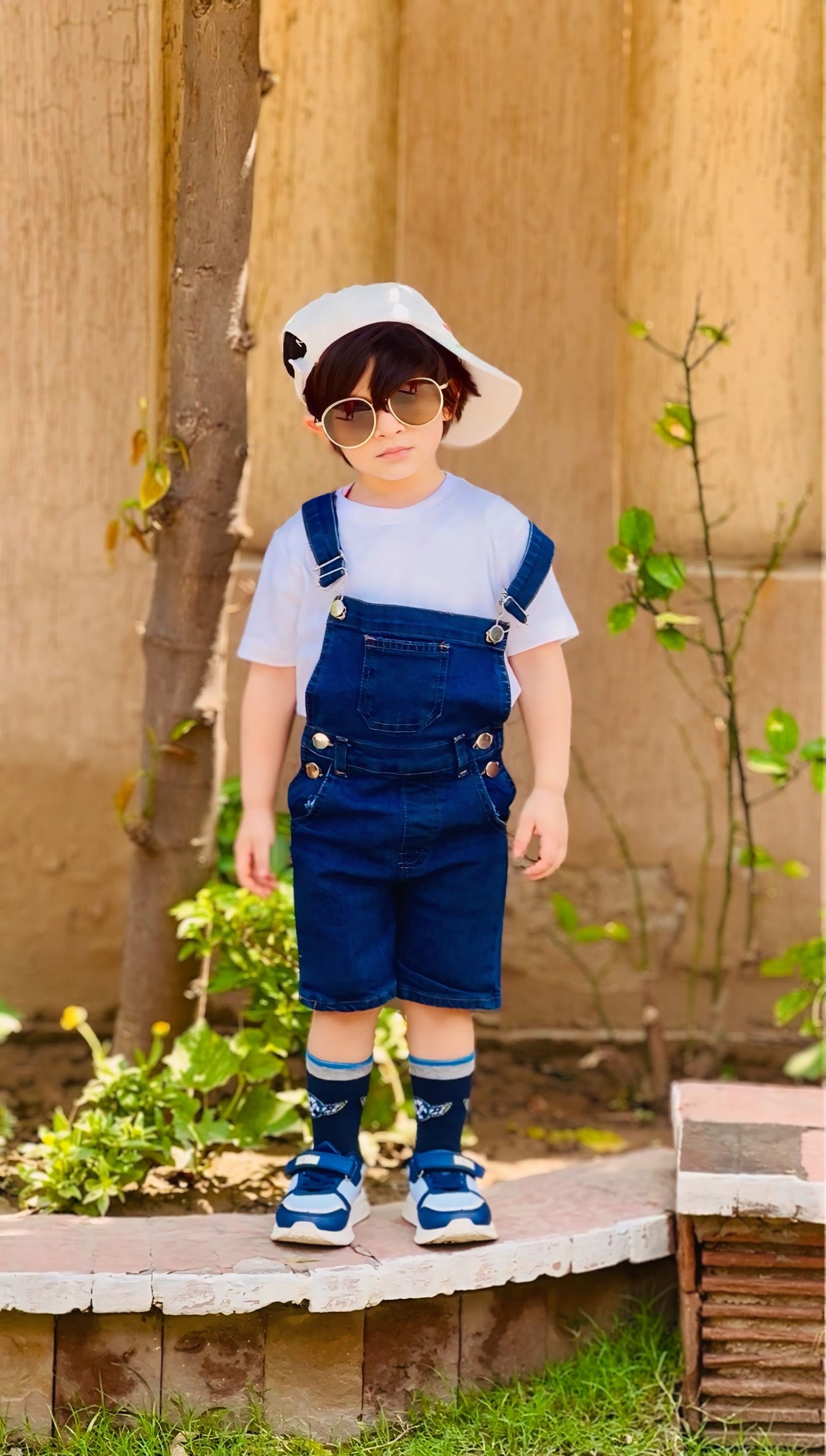 Short Dungaree - Dark Blue ( new arrival)