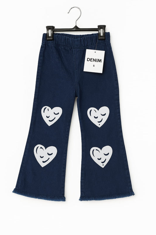 Heart  Denim Flapper