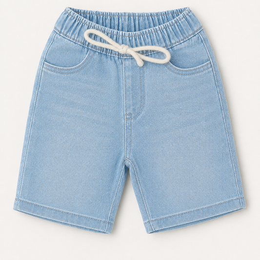 Kids jeans short -  ice blue
