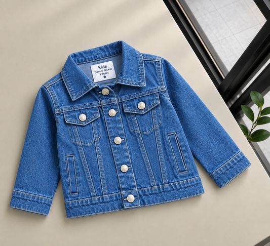 Denim Royal Jacket  mid blue (1 to 8 years)