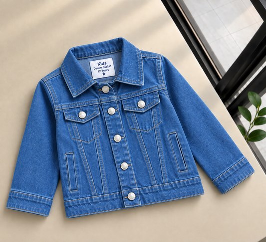Denim Mid blue Jacket  (9 to 14 years)