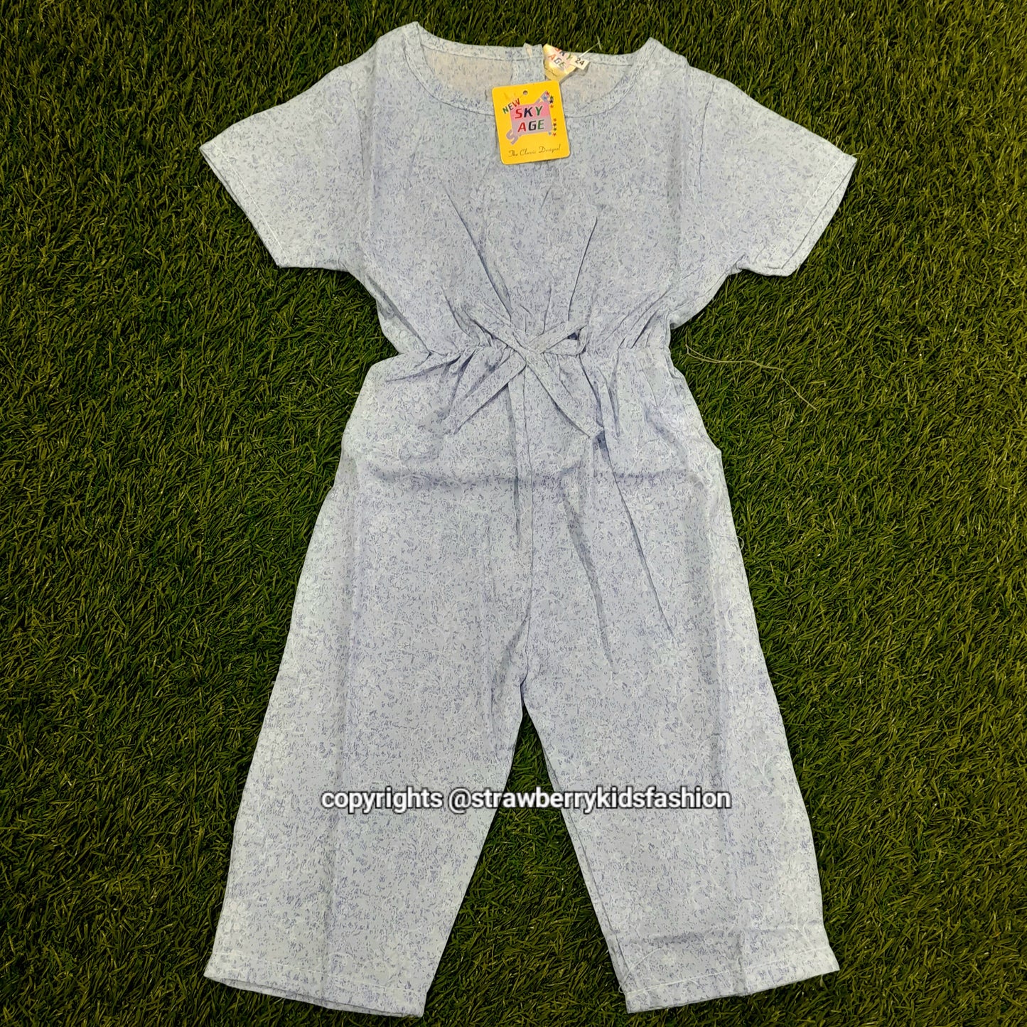 Girls JumpSuit _005 - Strawberry Kids Fashion