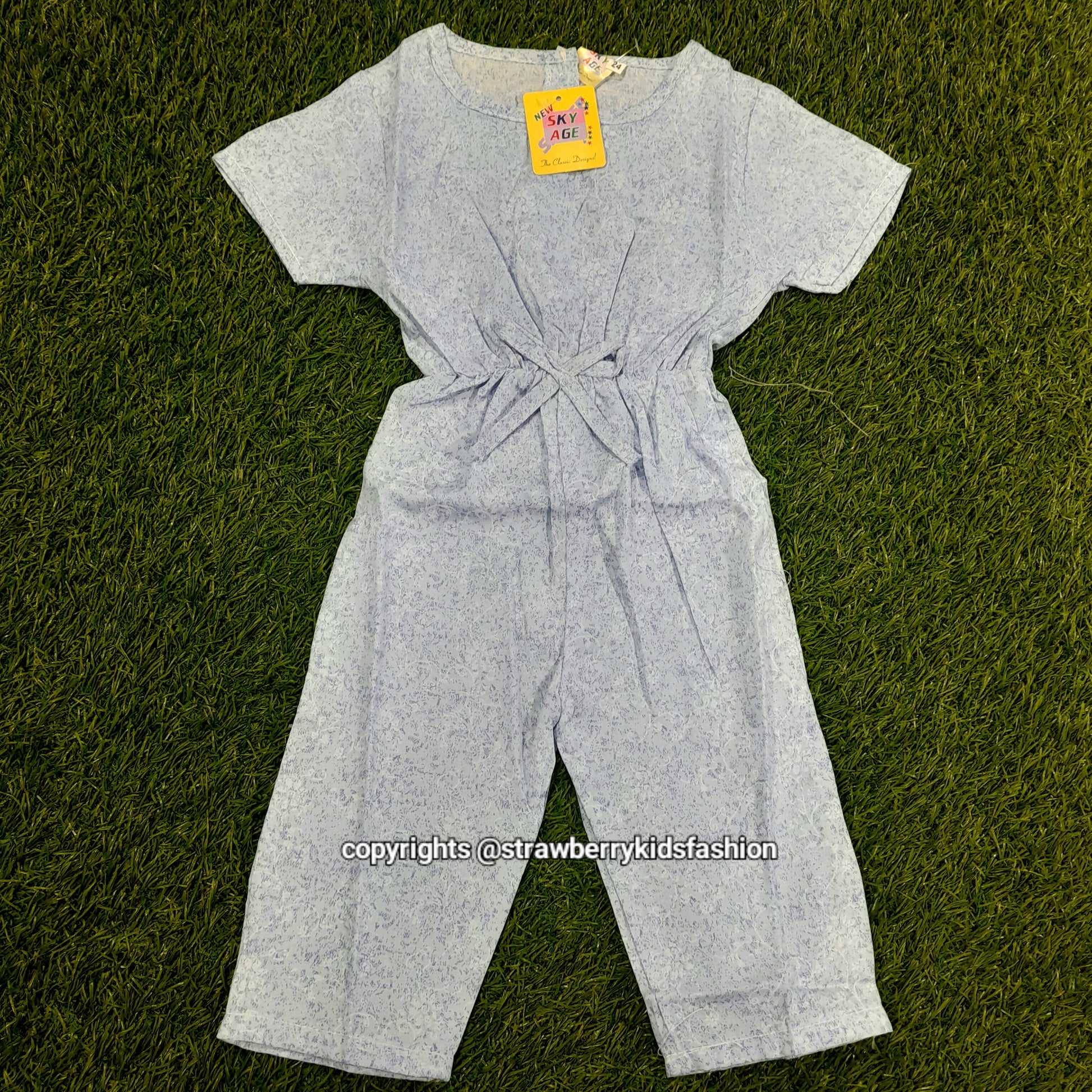 Girls JumpSuit _005 - Strawberry Kids Fashion