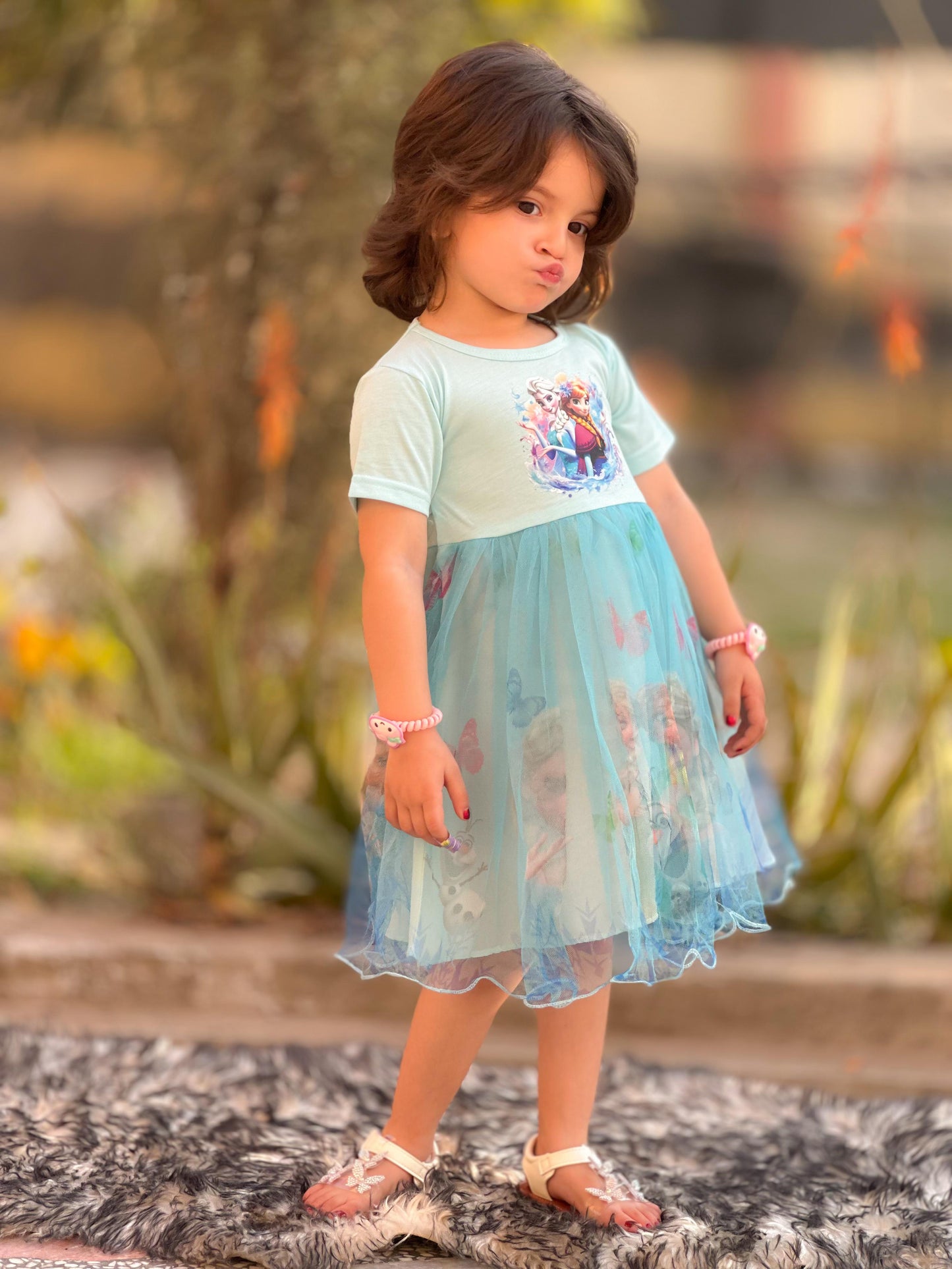 Frozen Princess Baby Girl Frock – Elsa Inspired Party Wear Dress